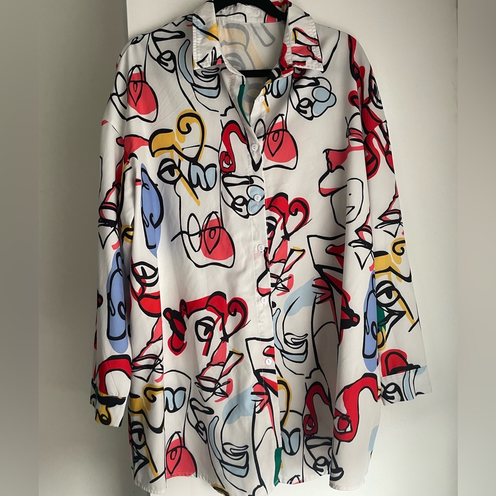 Artist button up